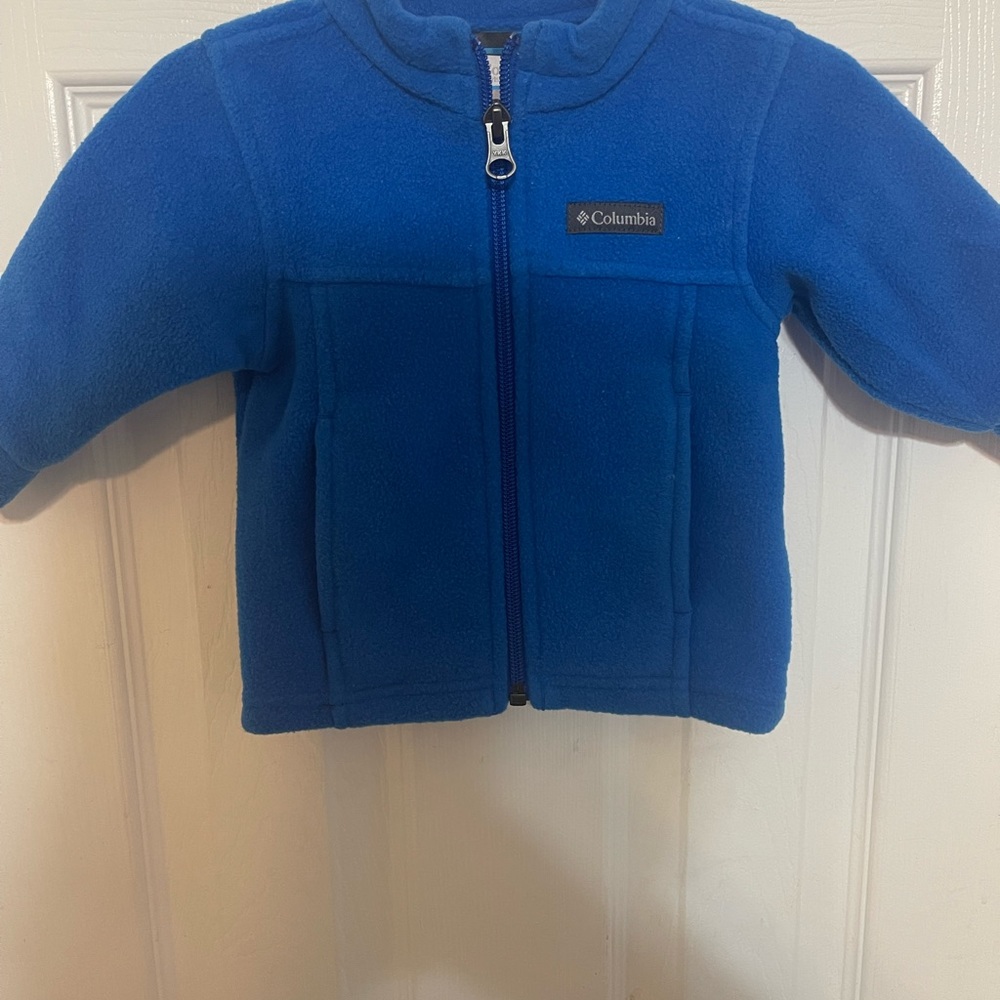 Columbia Infant BLUE (3-6 Months) Fleece Jacket
